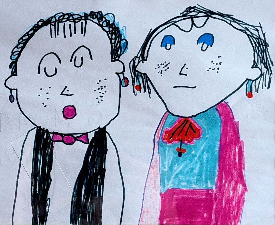 Drawing of a Couple, circa 2004 or so.